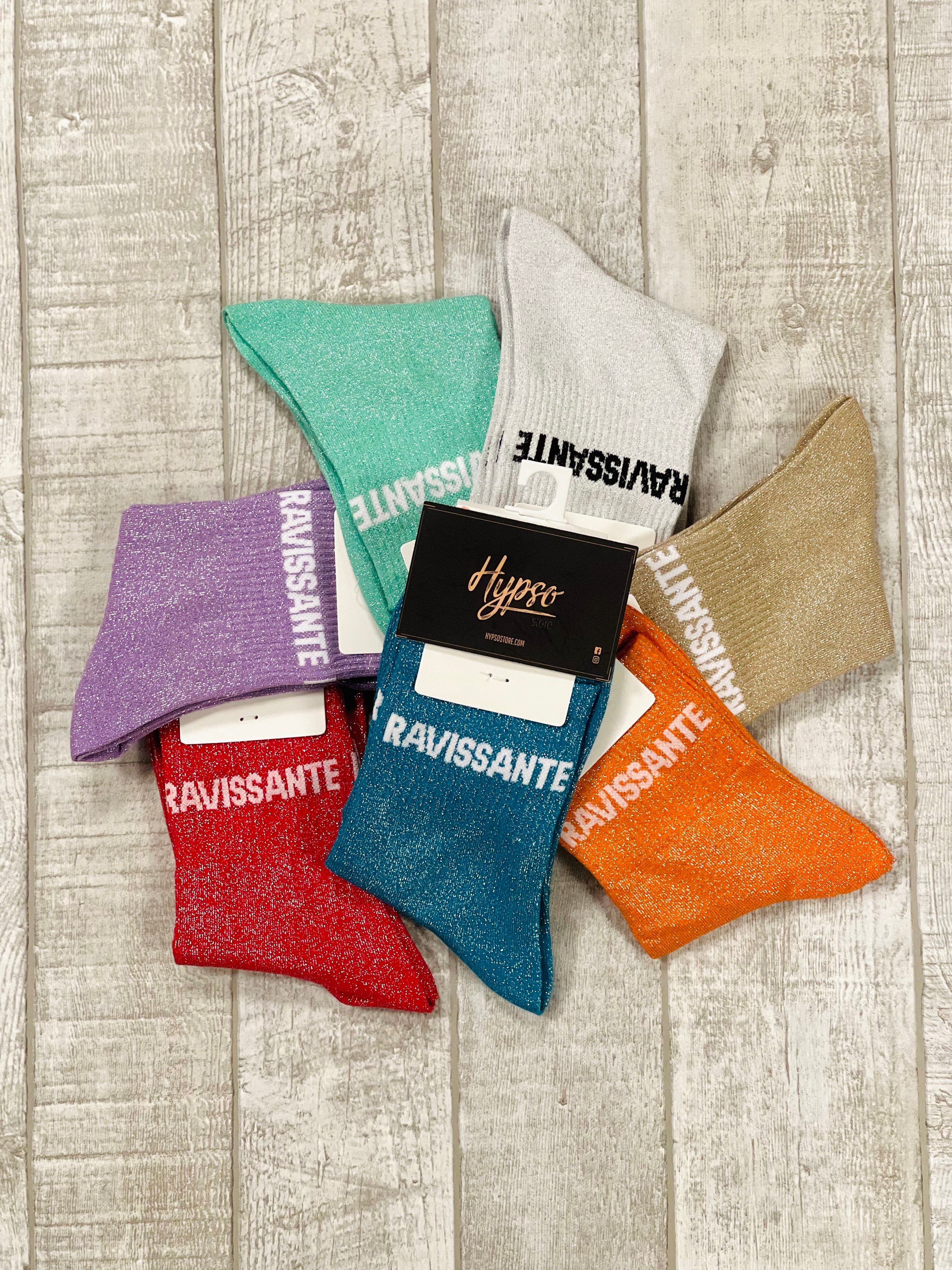 Chaussettes à paillettes RAVISSANTE
