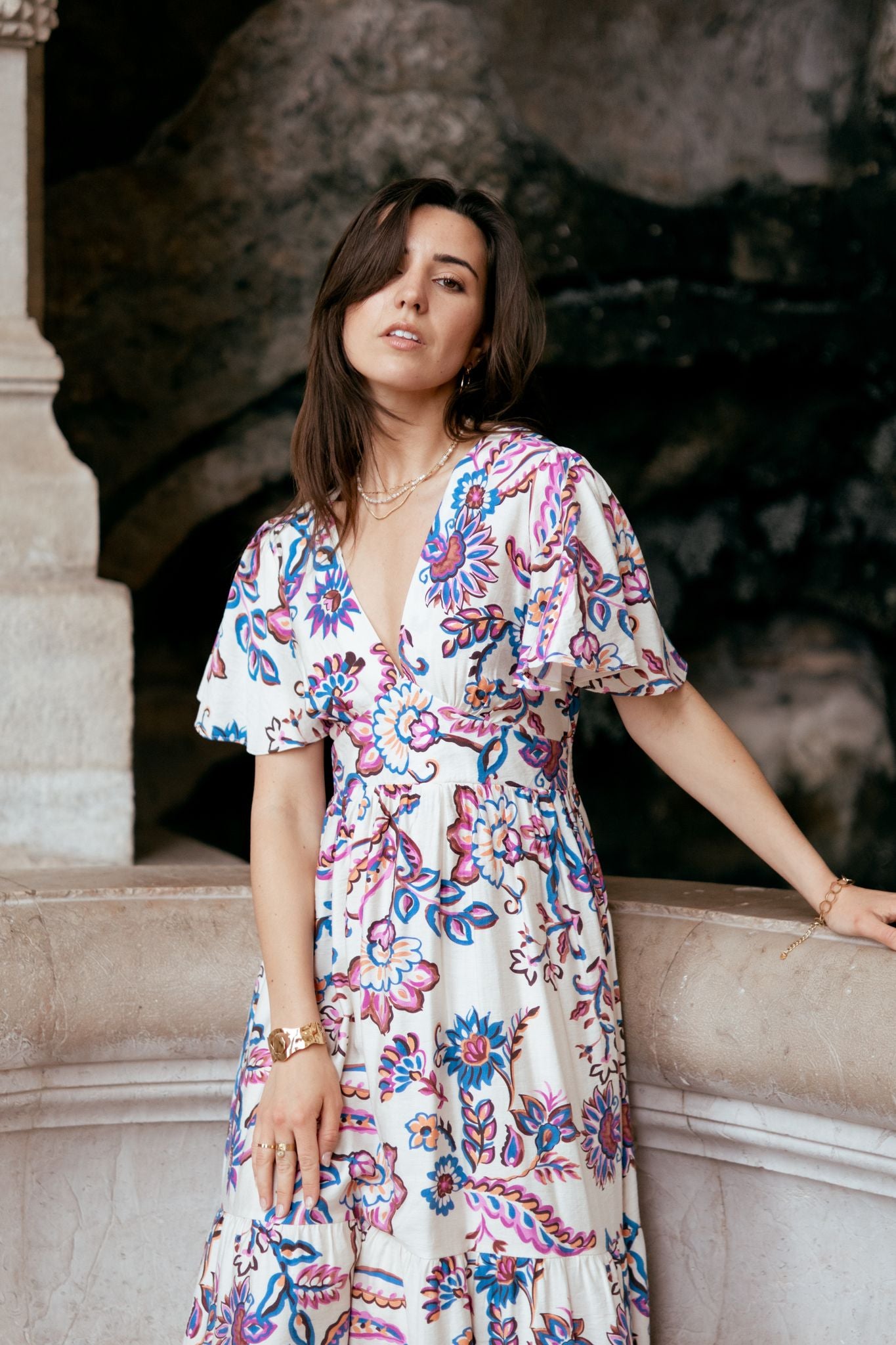 Robe SEVILLA manches volants