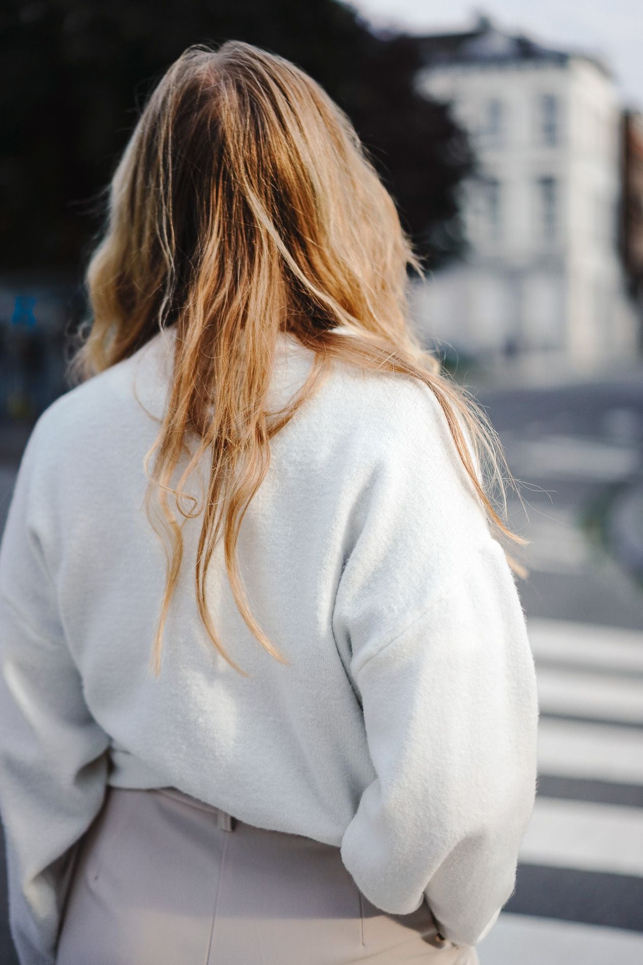 Pull LUCIE blanc écru