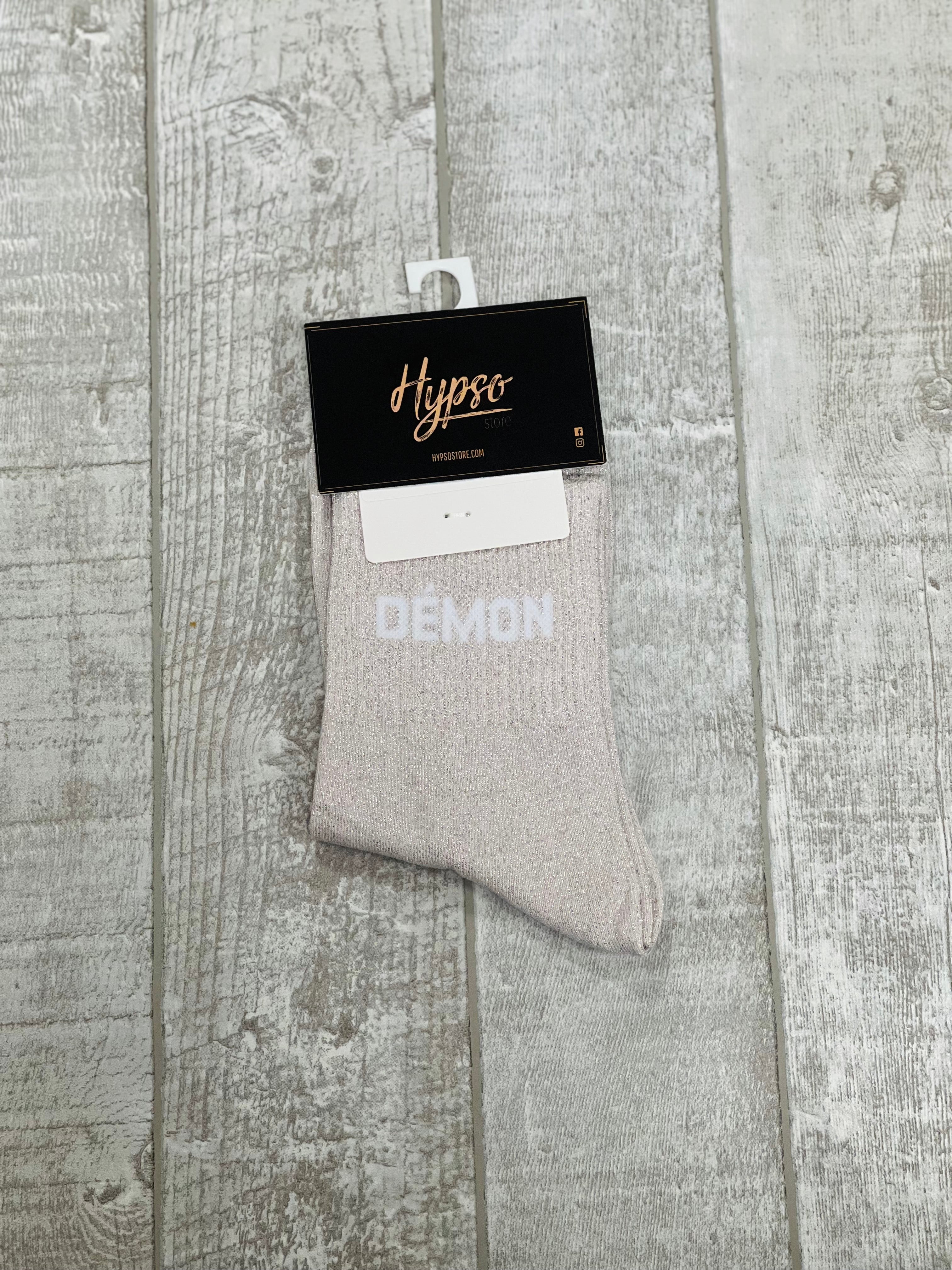 Chaussettes à paillettes DÉMON