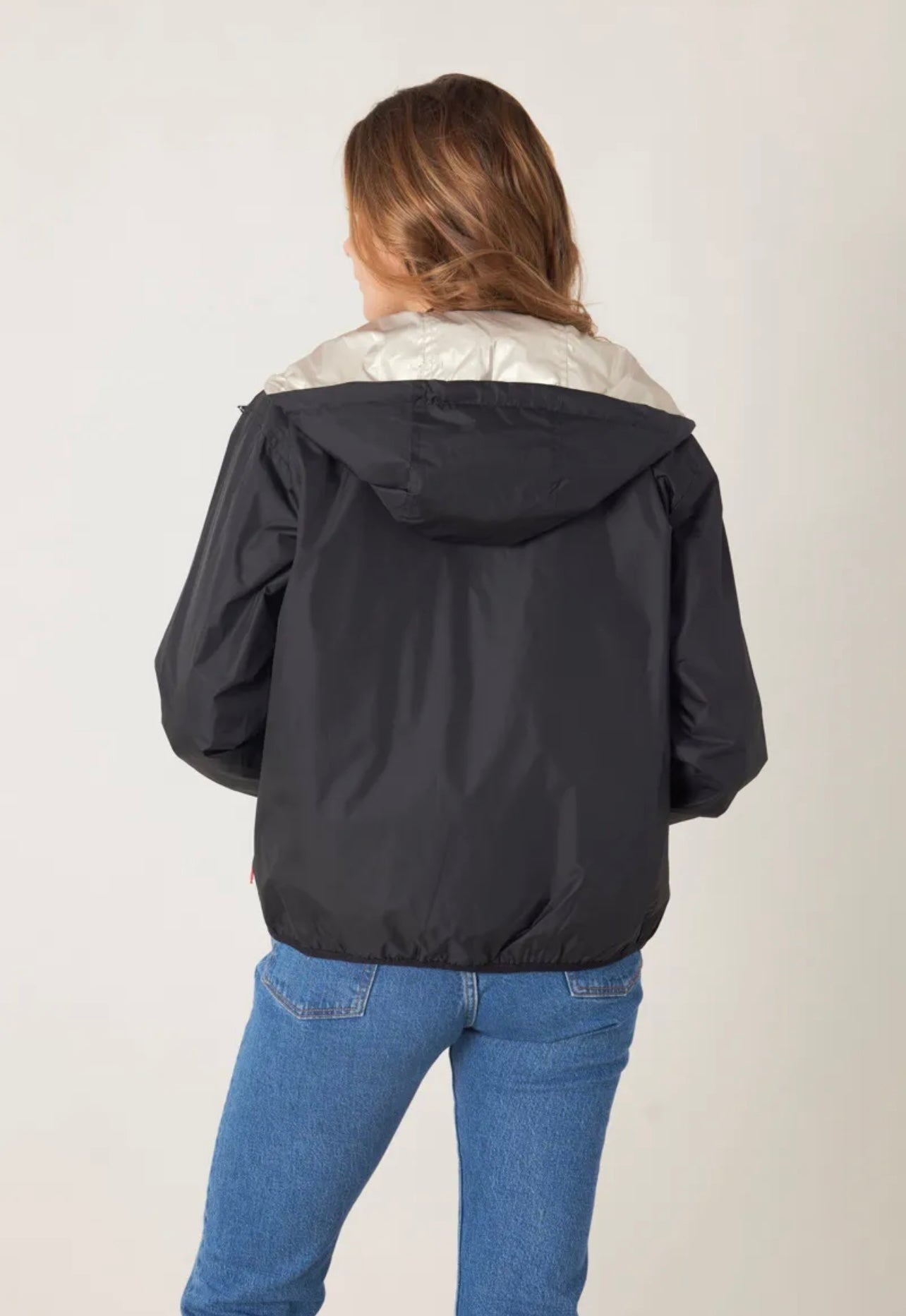 Parka réversible courte AGATA noir