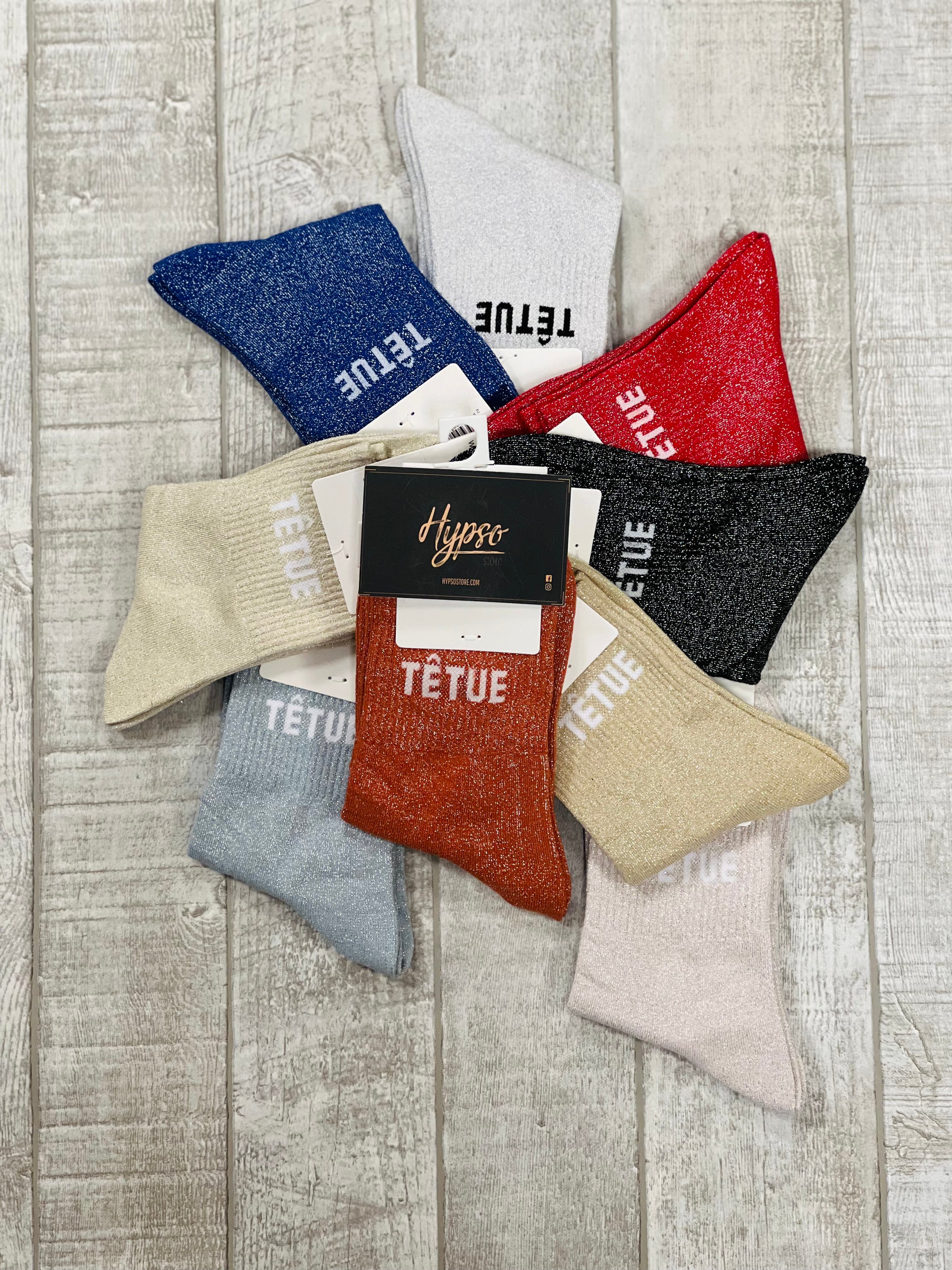 Chaussettes à paillettes TÊTUE