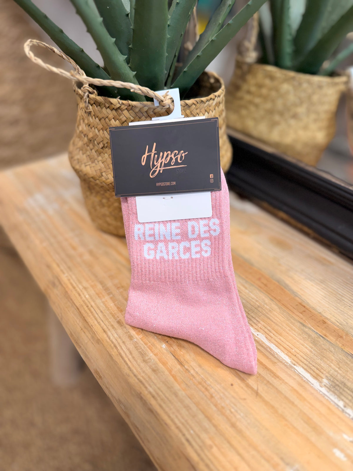 Chaussettes à paillettes REINE DES GARCES