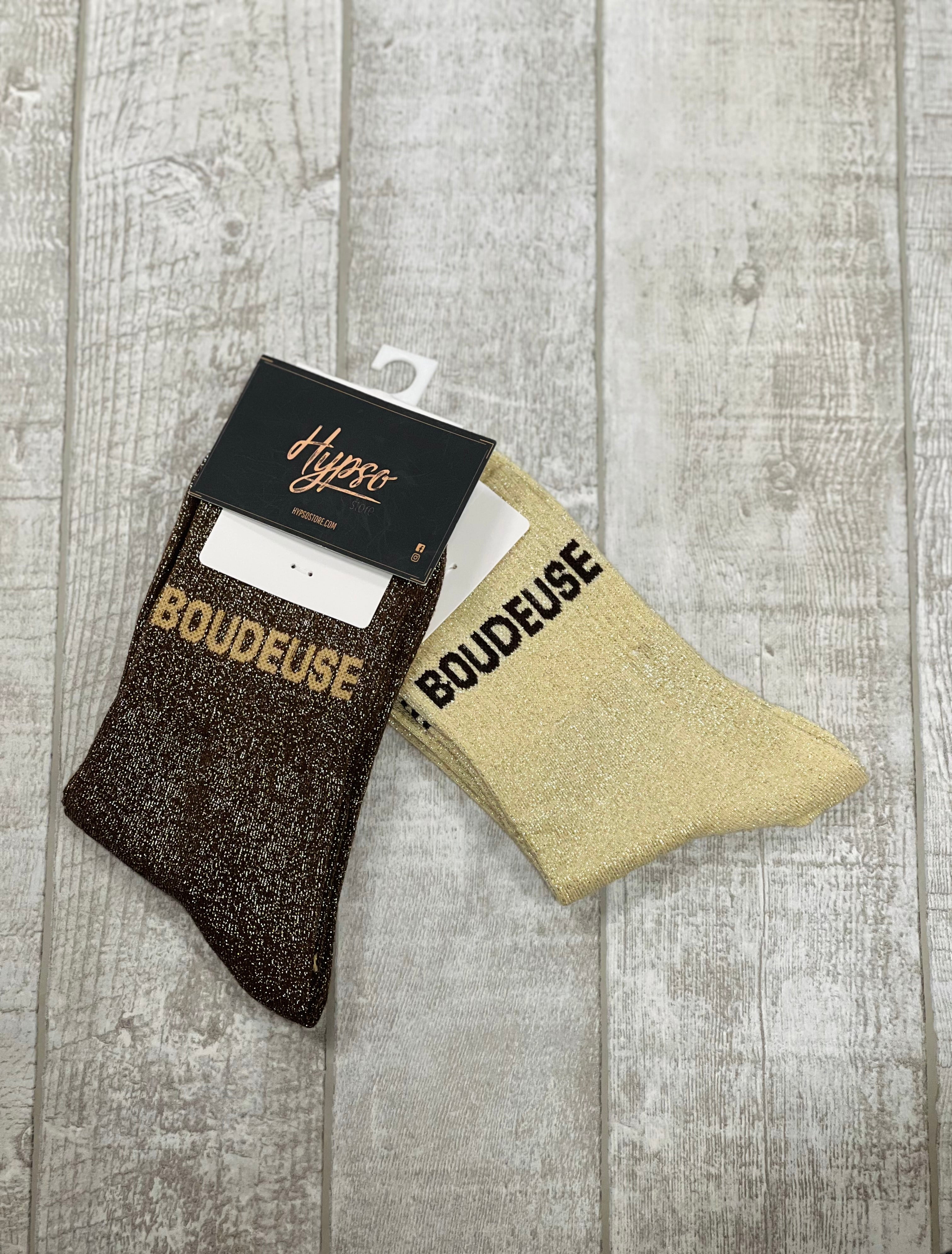 Chaussettes à paillettes BOUDEUSE