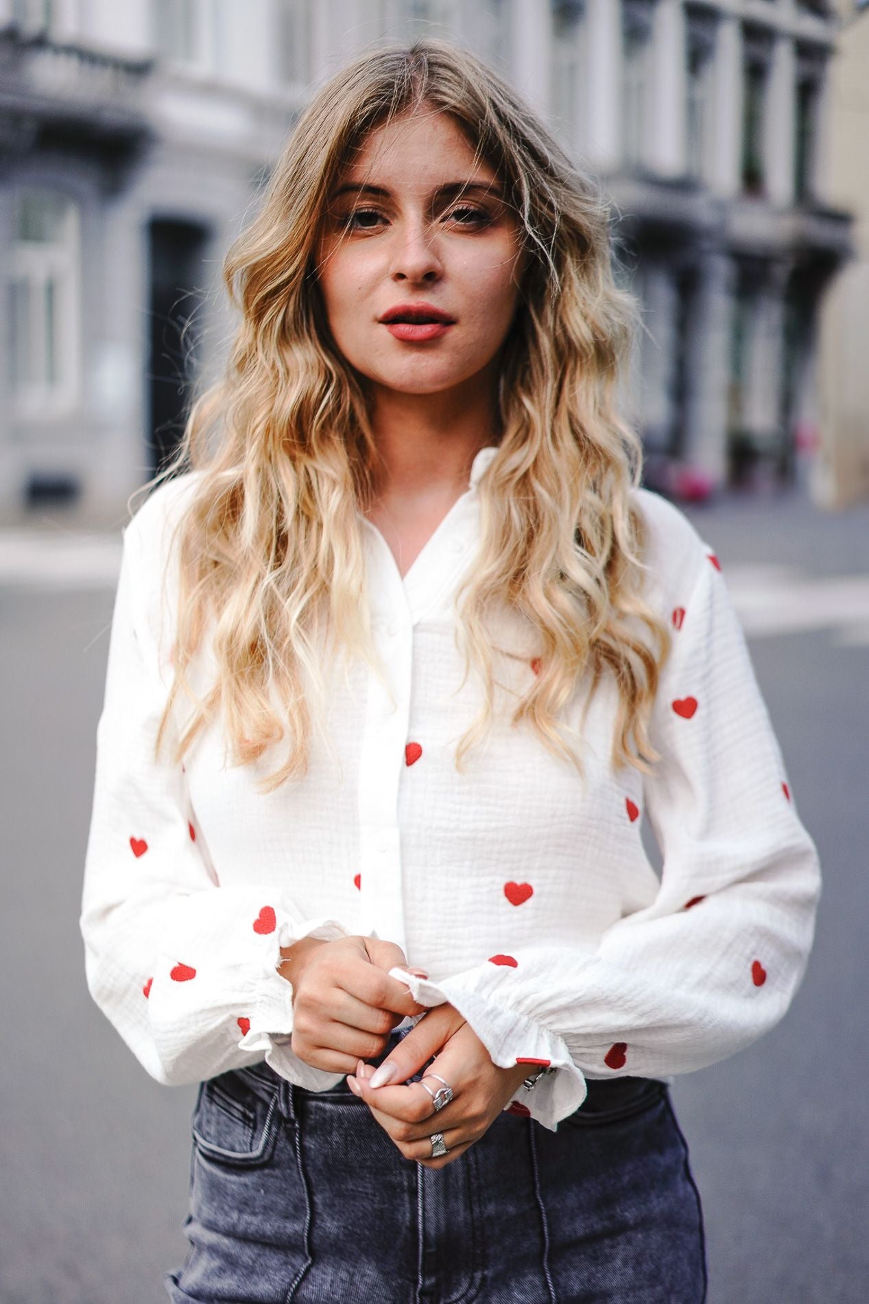 Chemisier KIRSTY gaze de coton