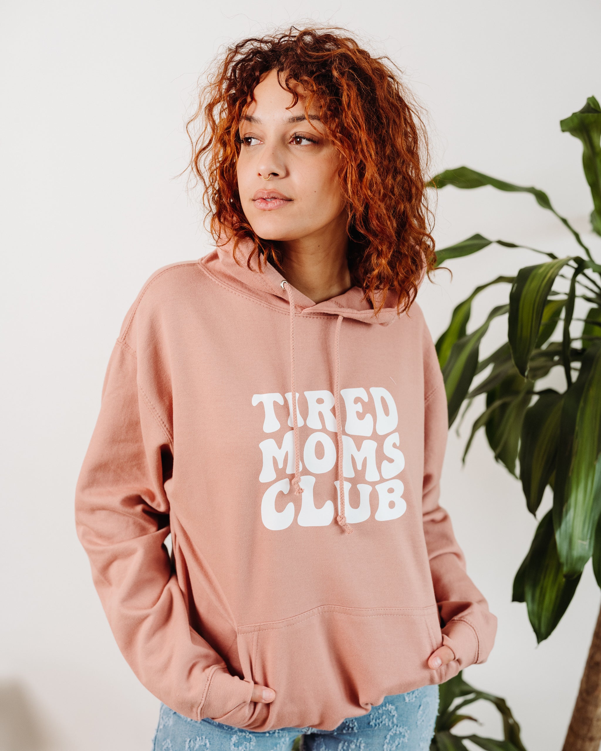 Sweat hoodie TIRED MOMS CLUB