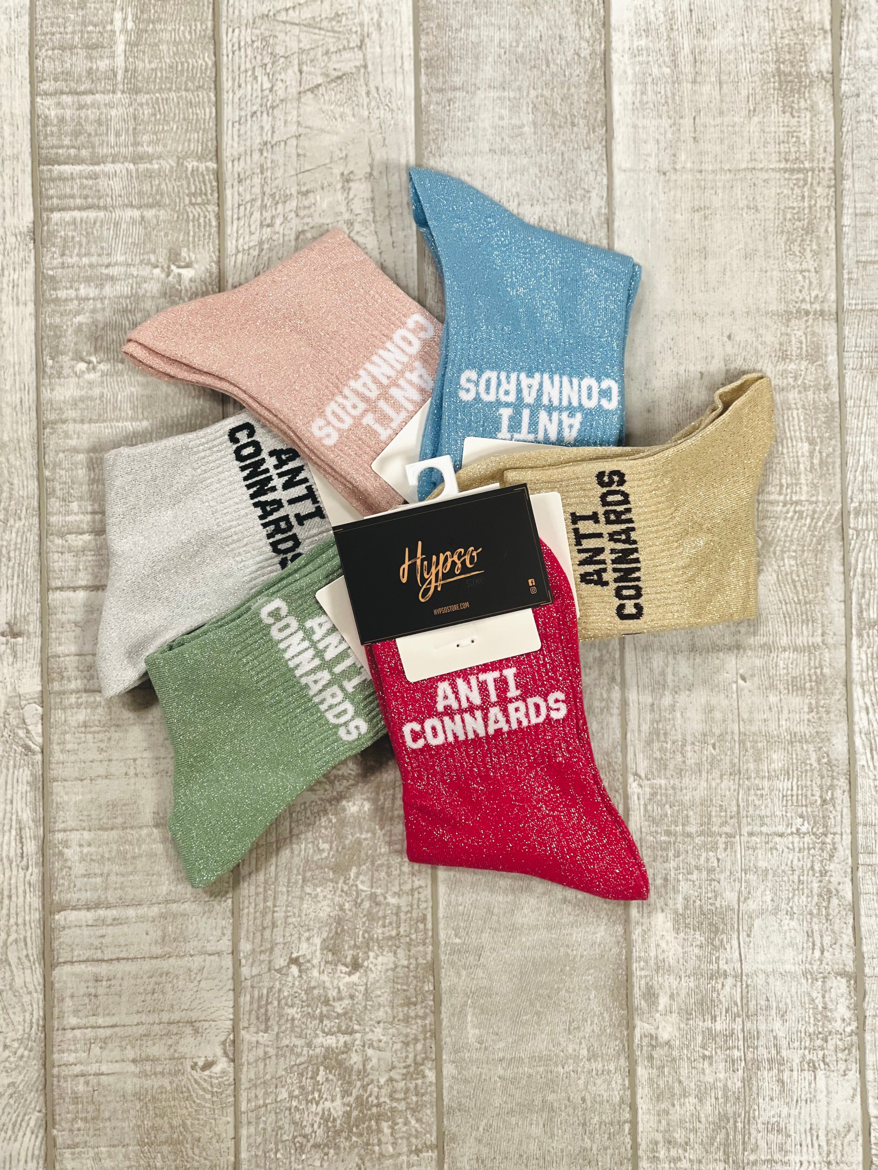 Chaussettes à paillettes ANTI CONNARDS