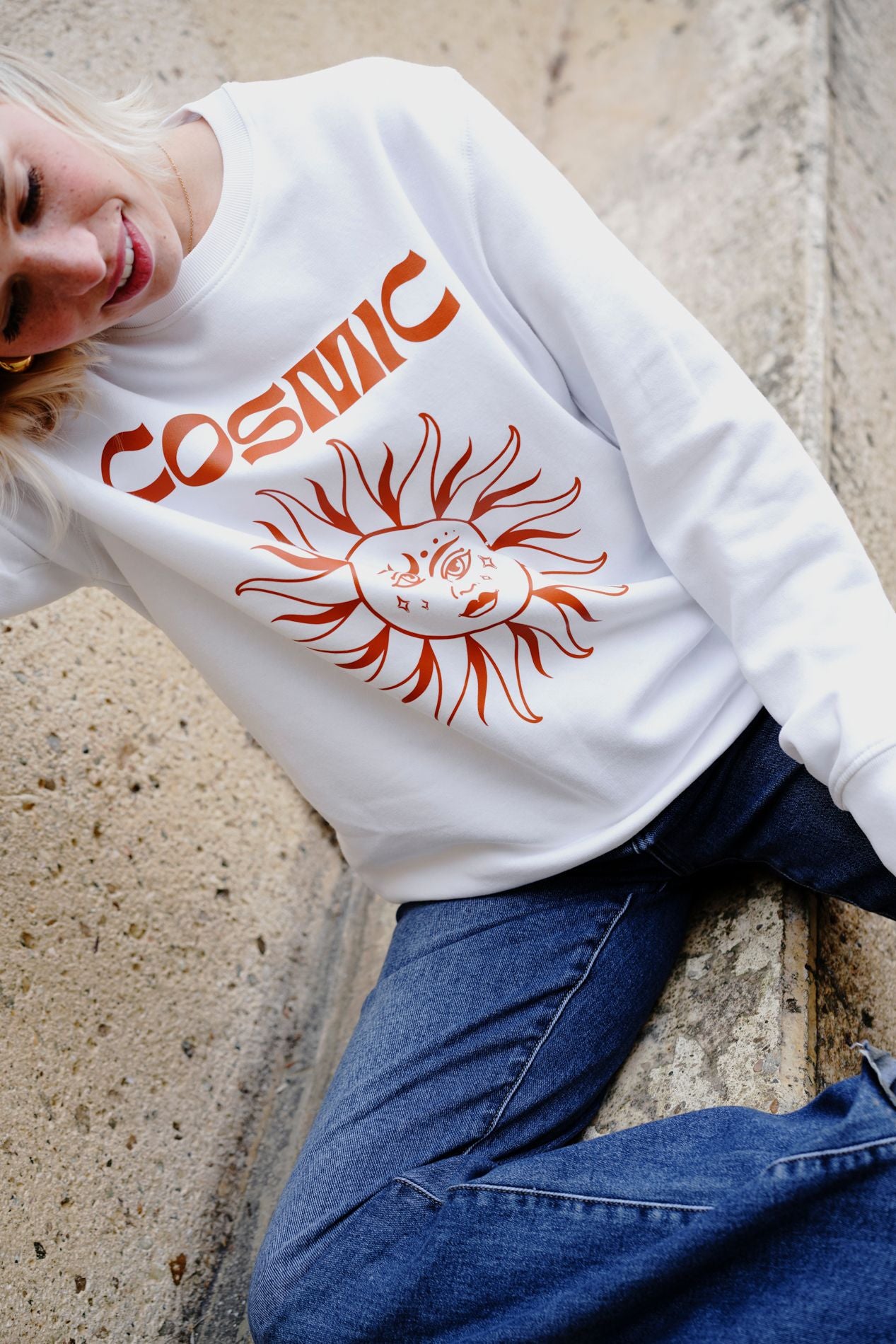 Sweat COSMIC blanc