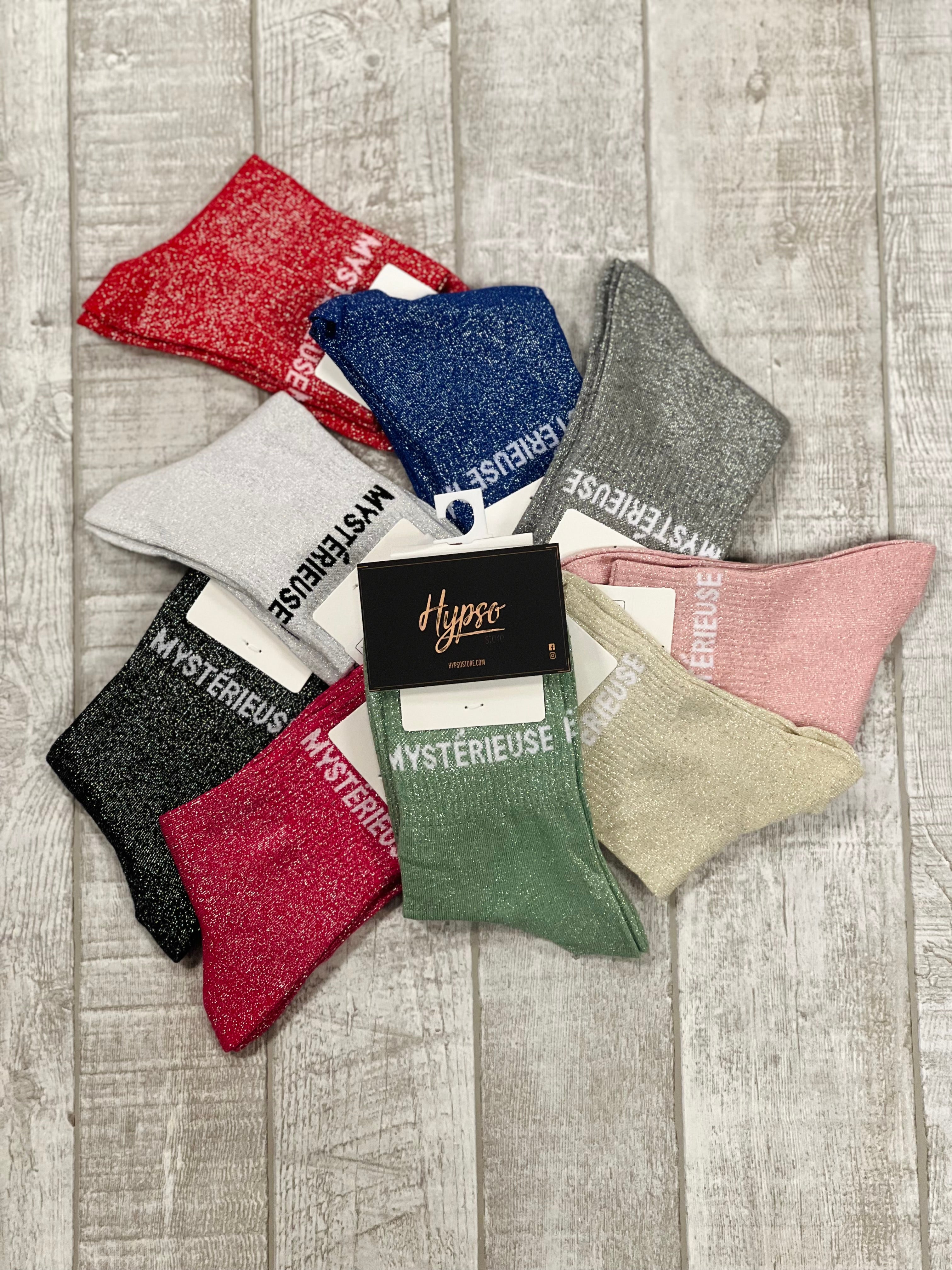 Chaussettes à paillettes MYSTERIEUSE