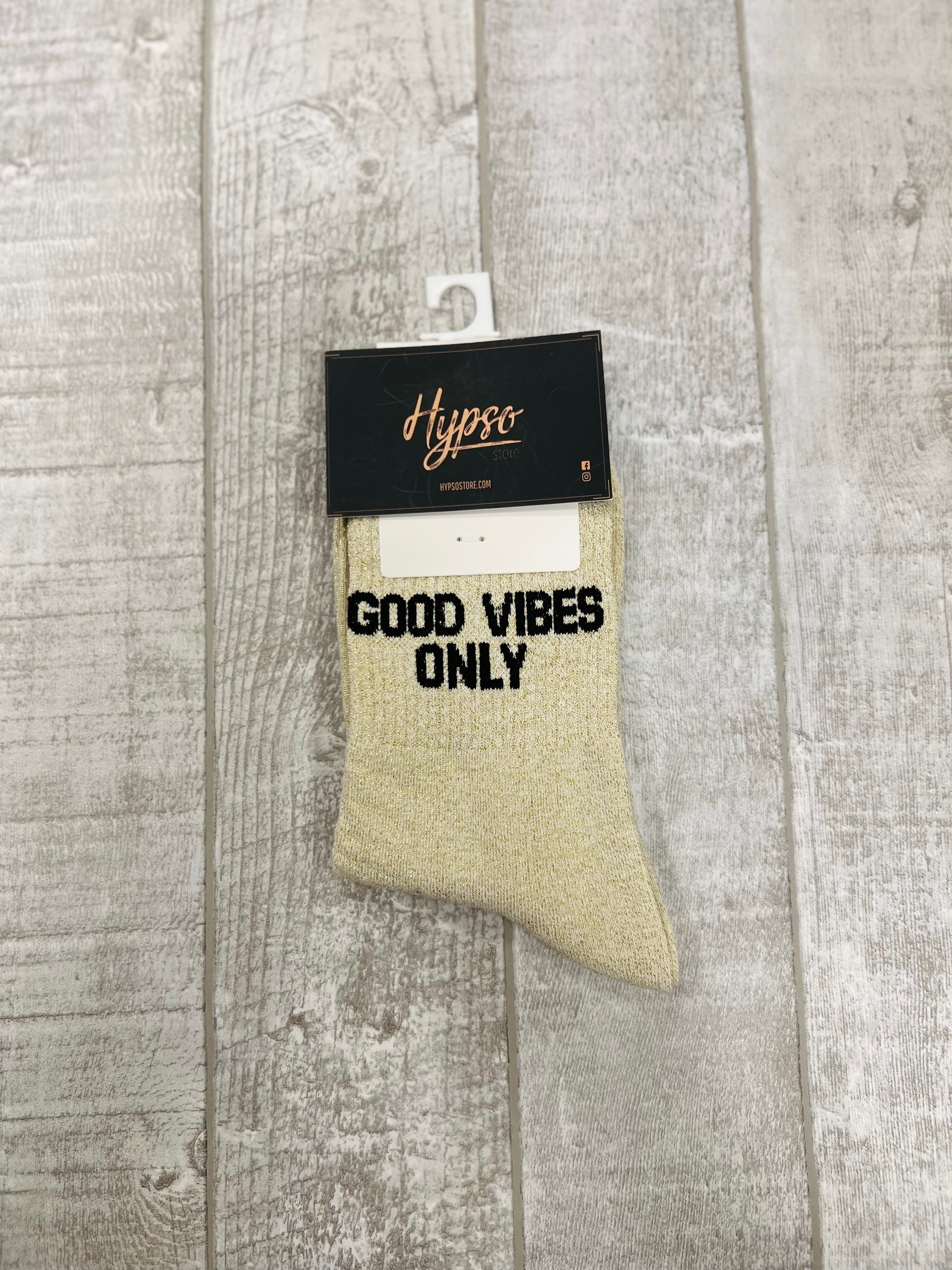 Chaussettes à paillettes GOOD VIBES ONLY