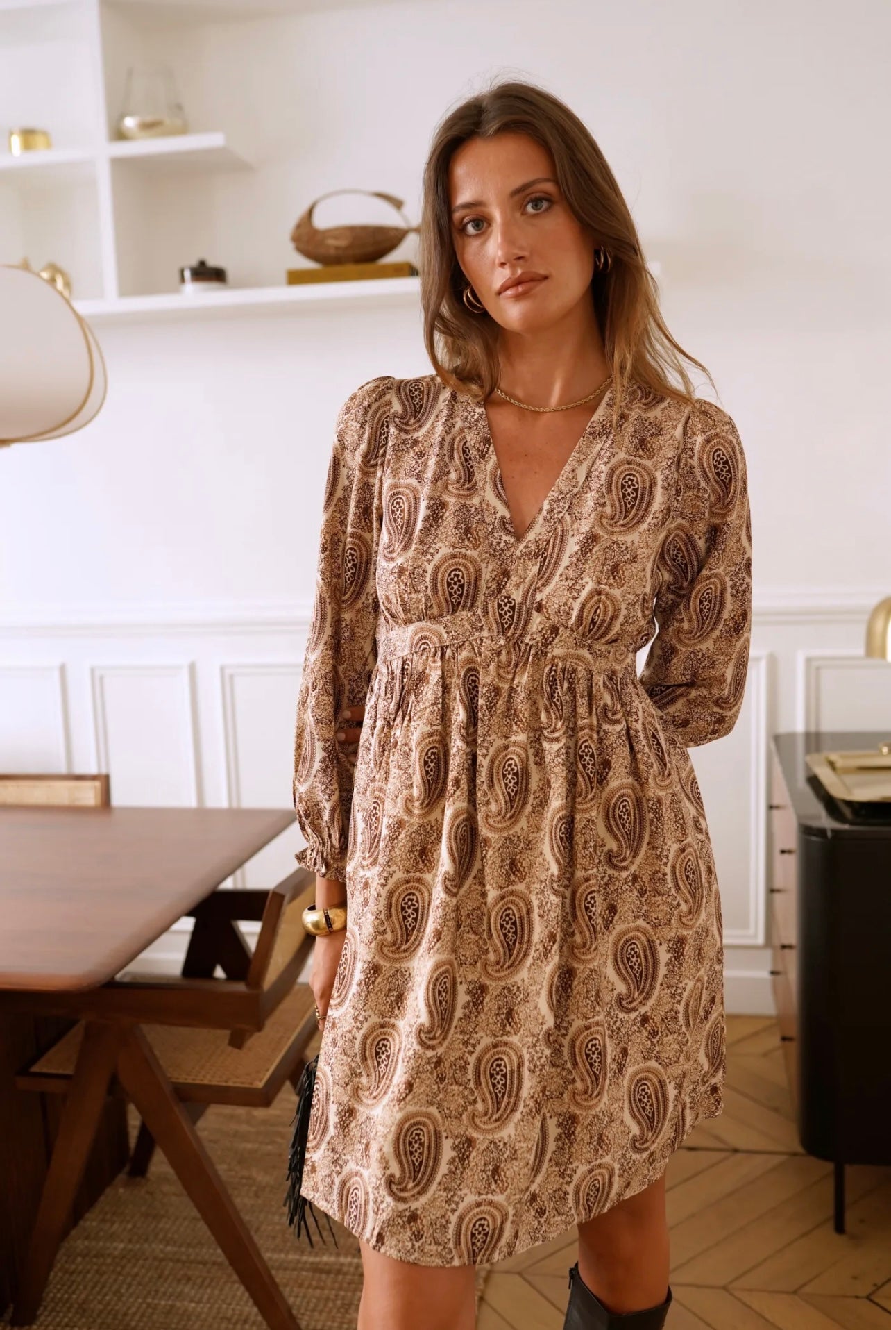 Robe HOPE marron
