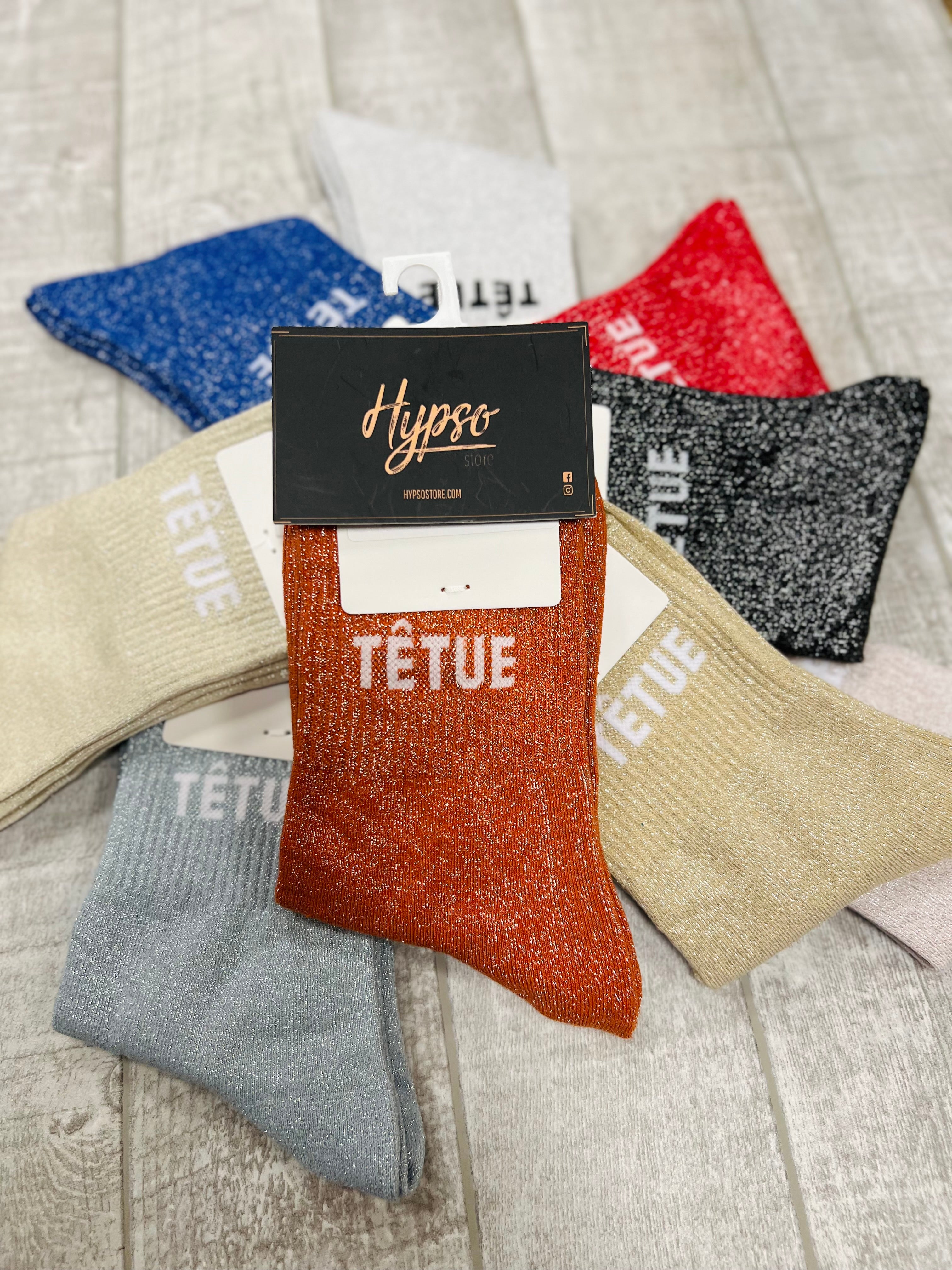 Chaussettes à paillettes TÊTUE