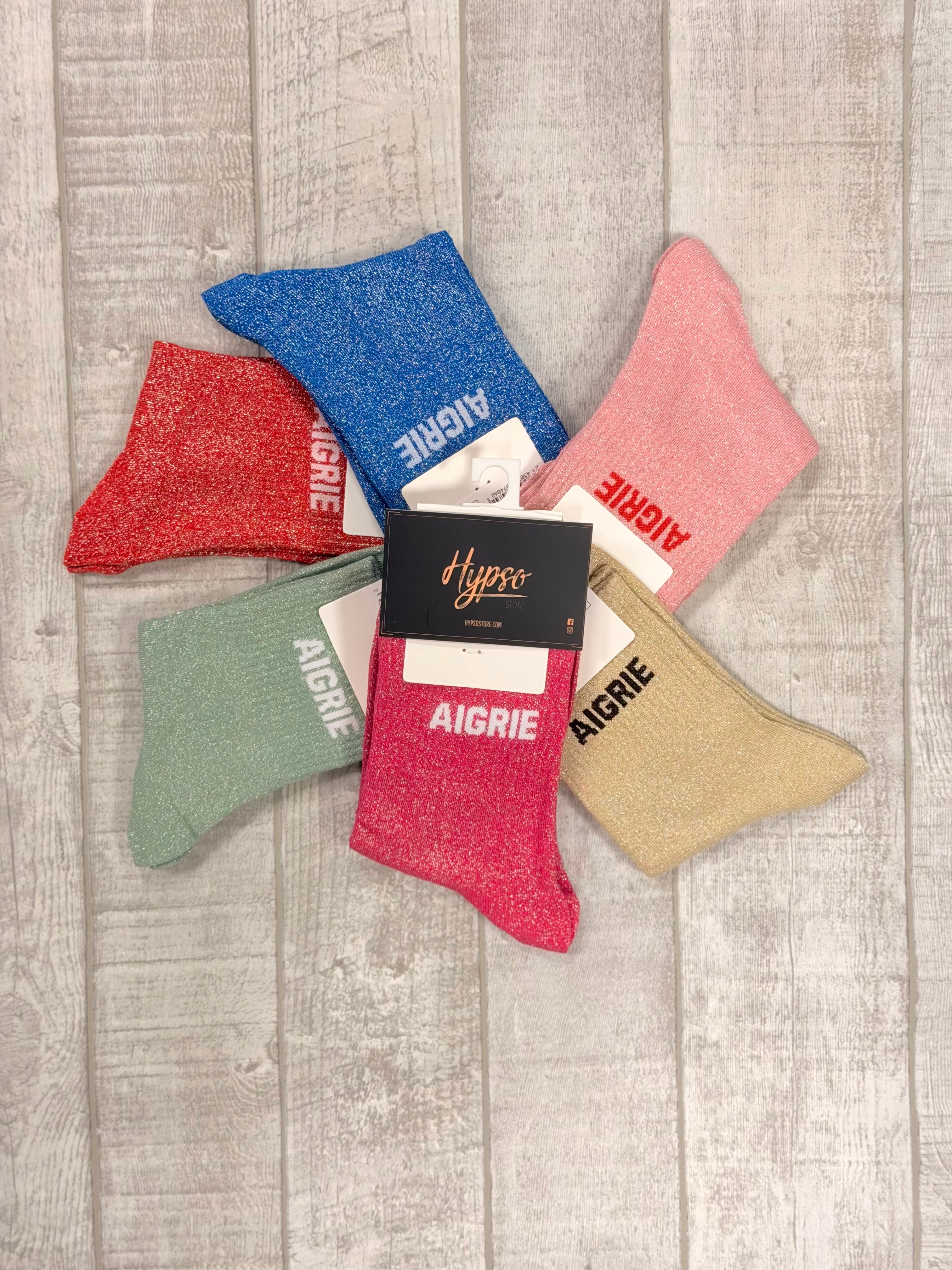 Chaussettes à paillettes AIGRIE