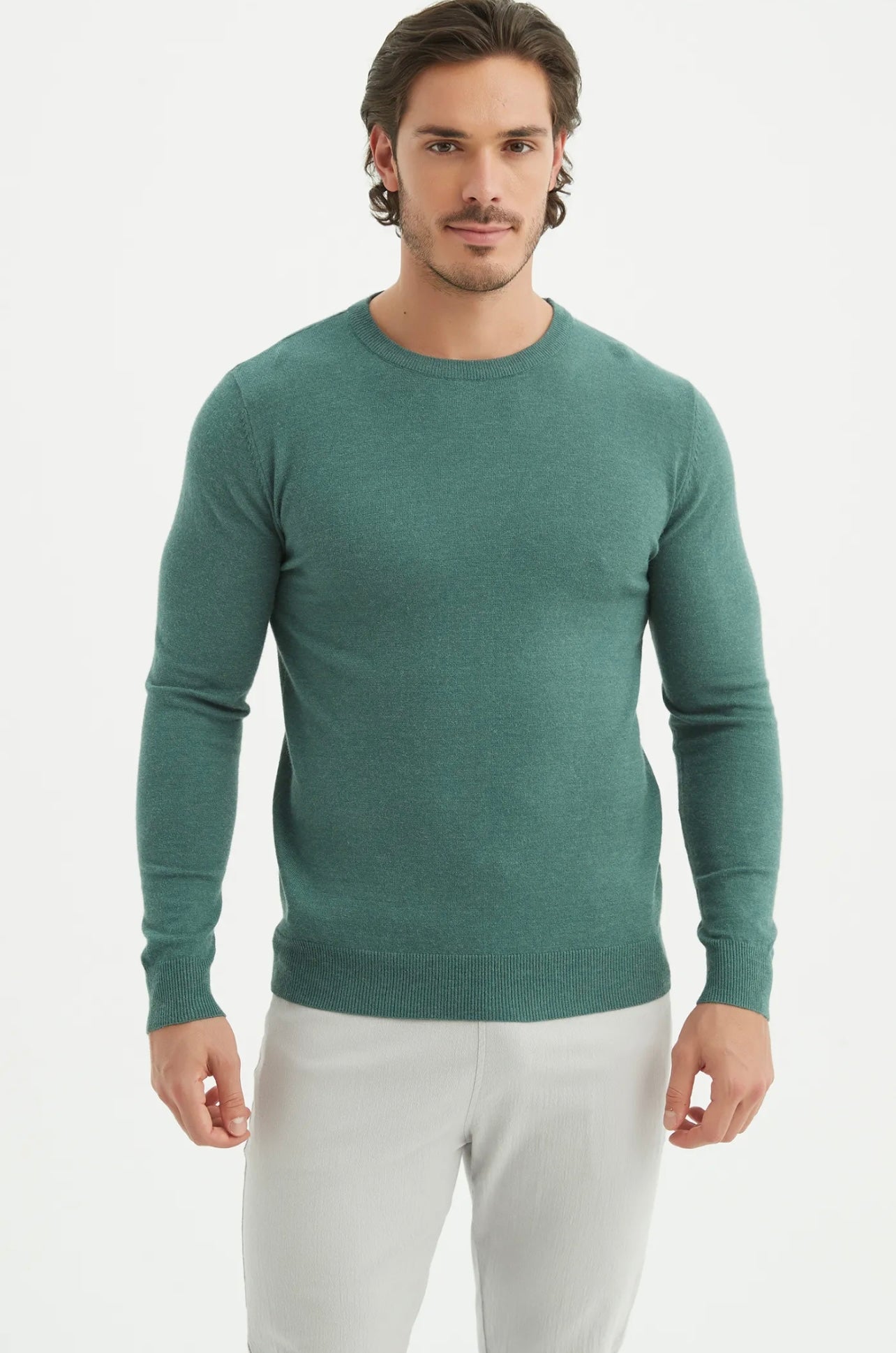 Pull BRICE vert menthe