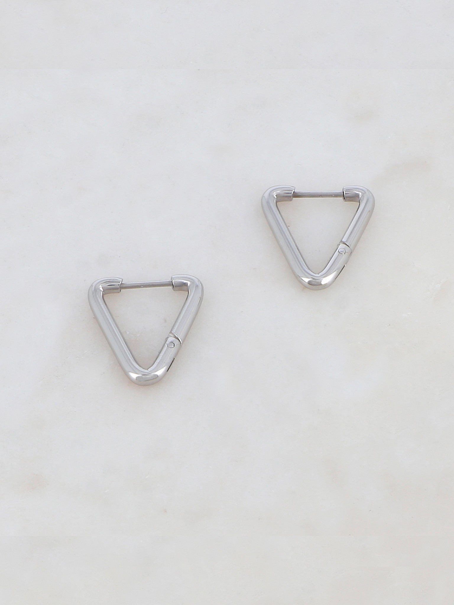 Boucles d'oreilles créoles triangles