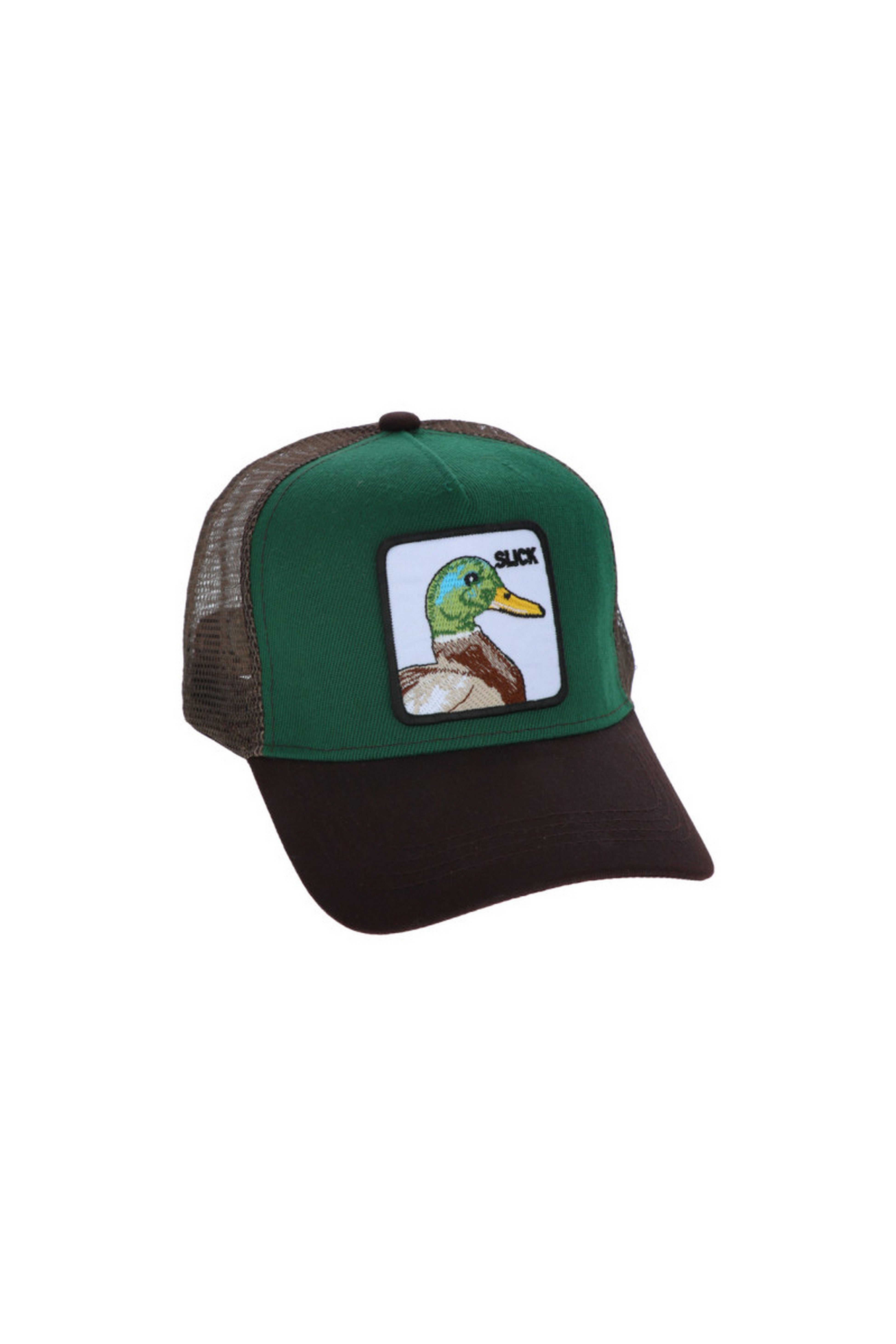 Casquette DUCKY marron et vert