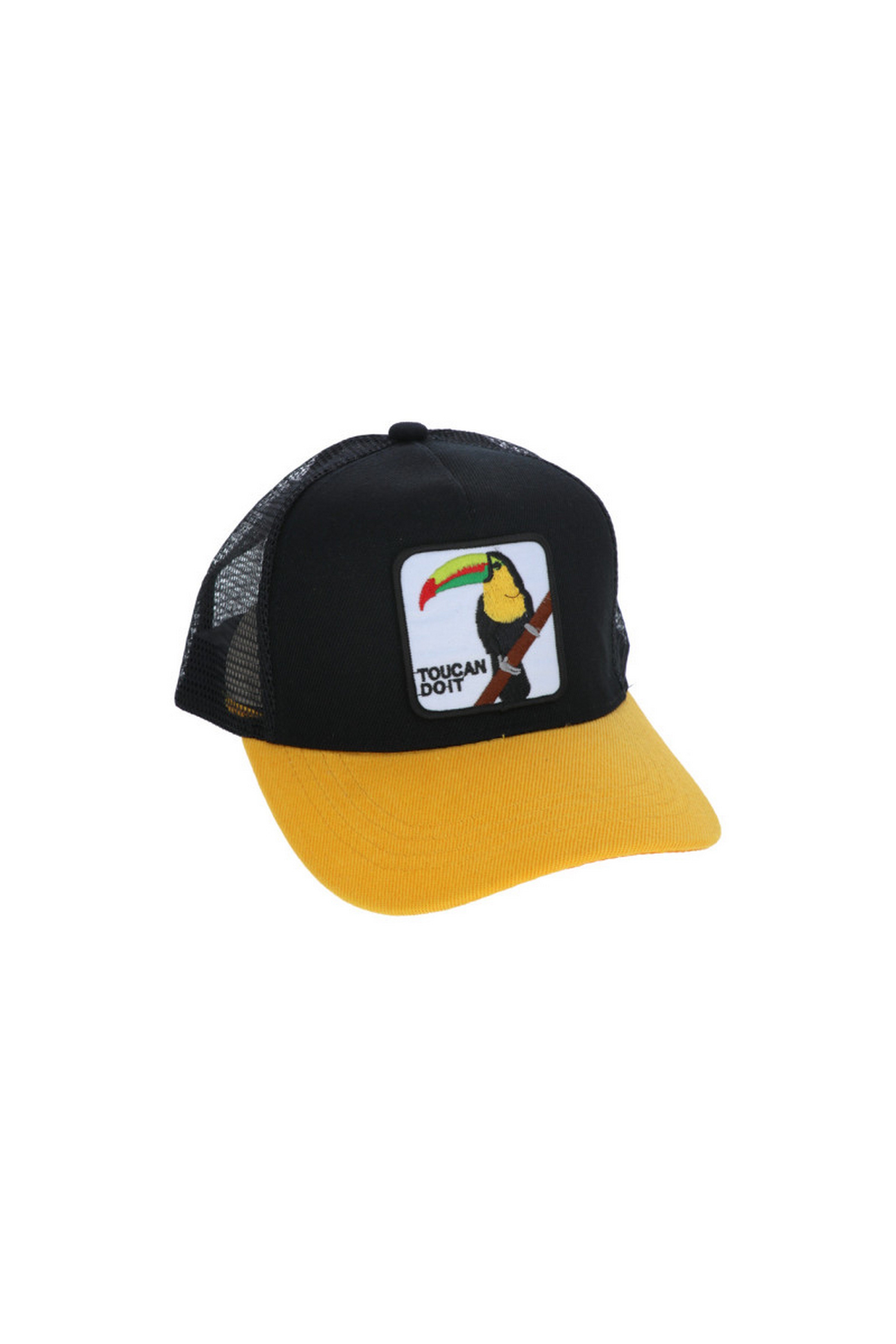 Casquette TOUCAN DO IT jaune et noir