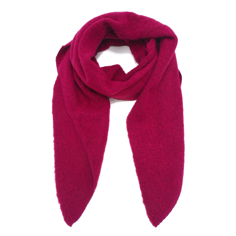 Écharpe recyclée fuchsia foncé