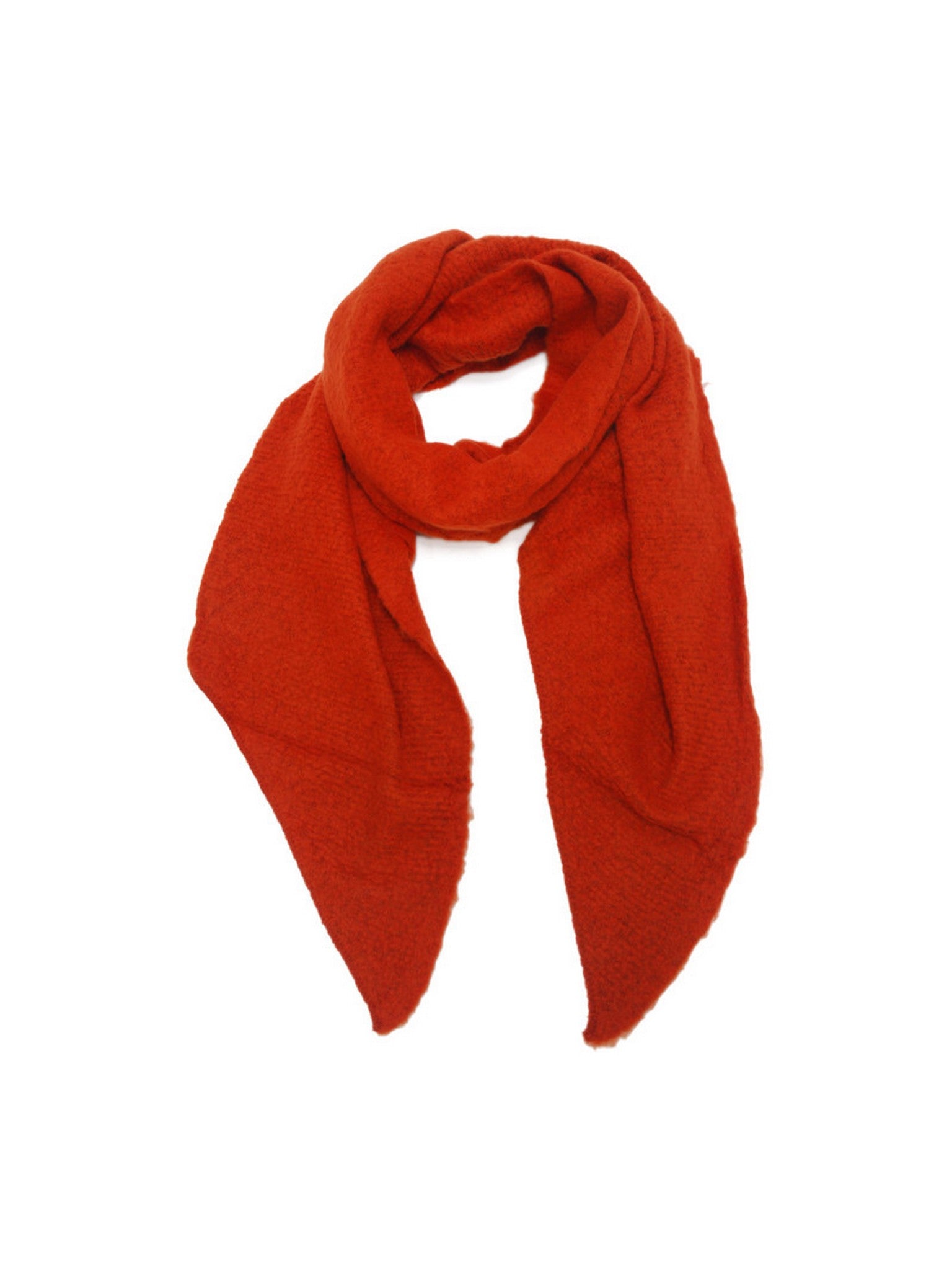 Écharpe recyclée rouille