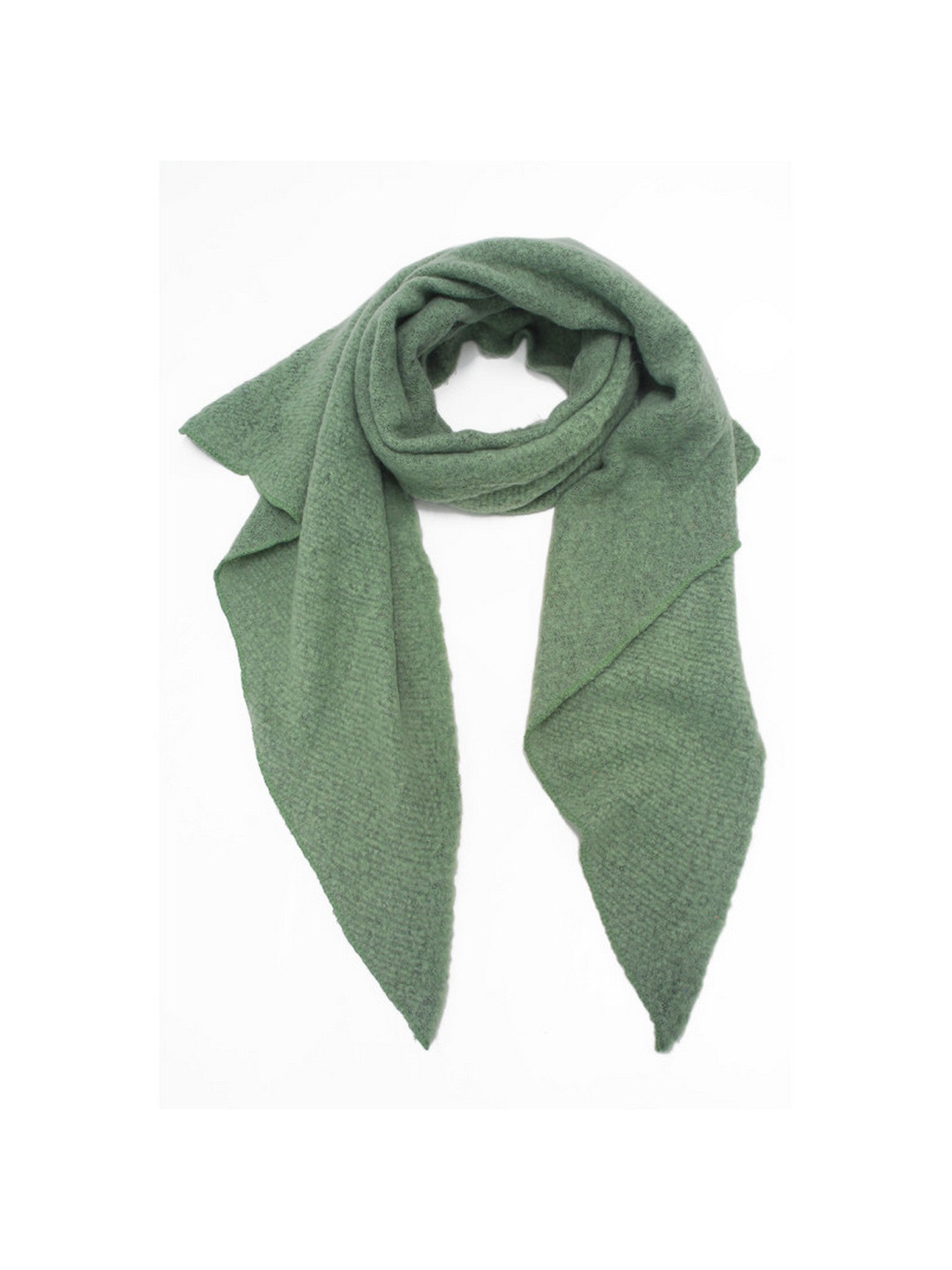 Écharpe recyclée vert sauge