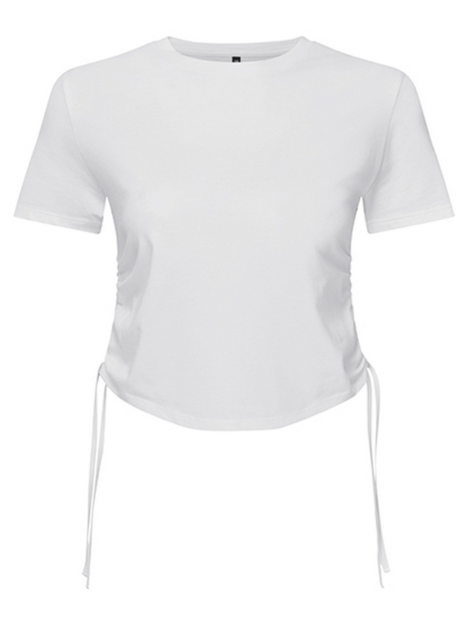 Tee-shirt crop à noeuds