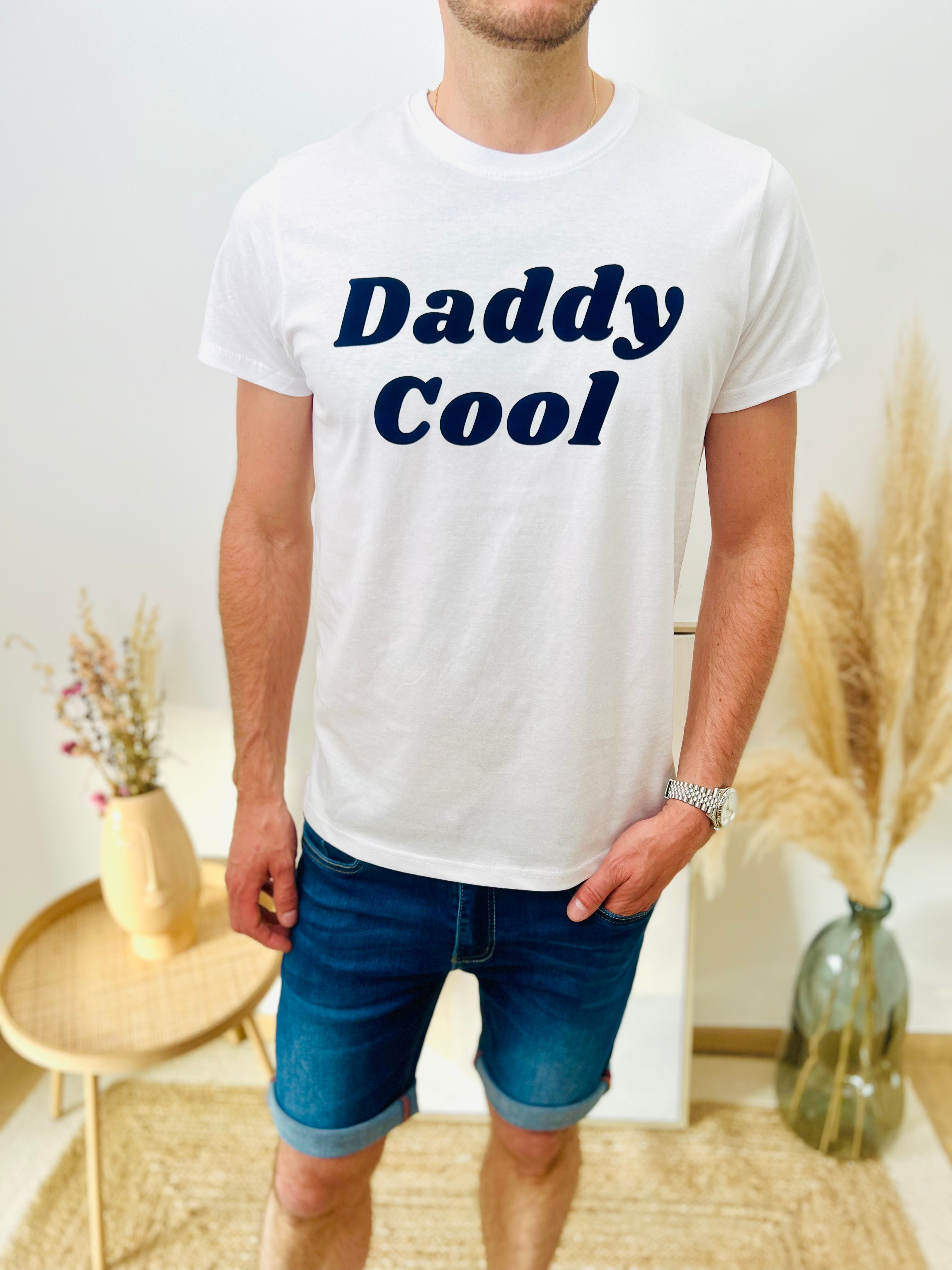 Tee-shirt DADDY COOL blanc