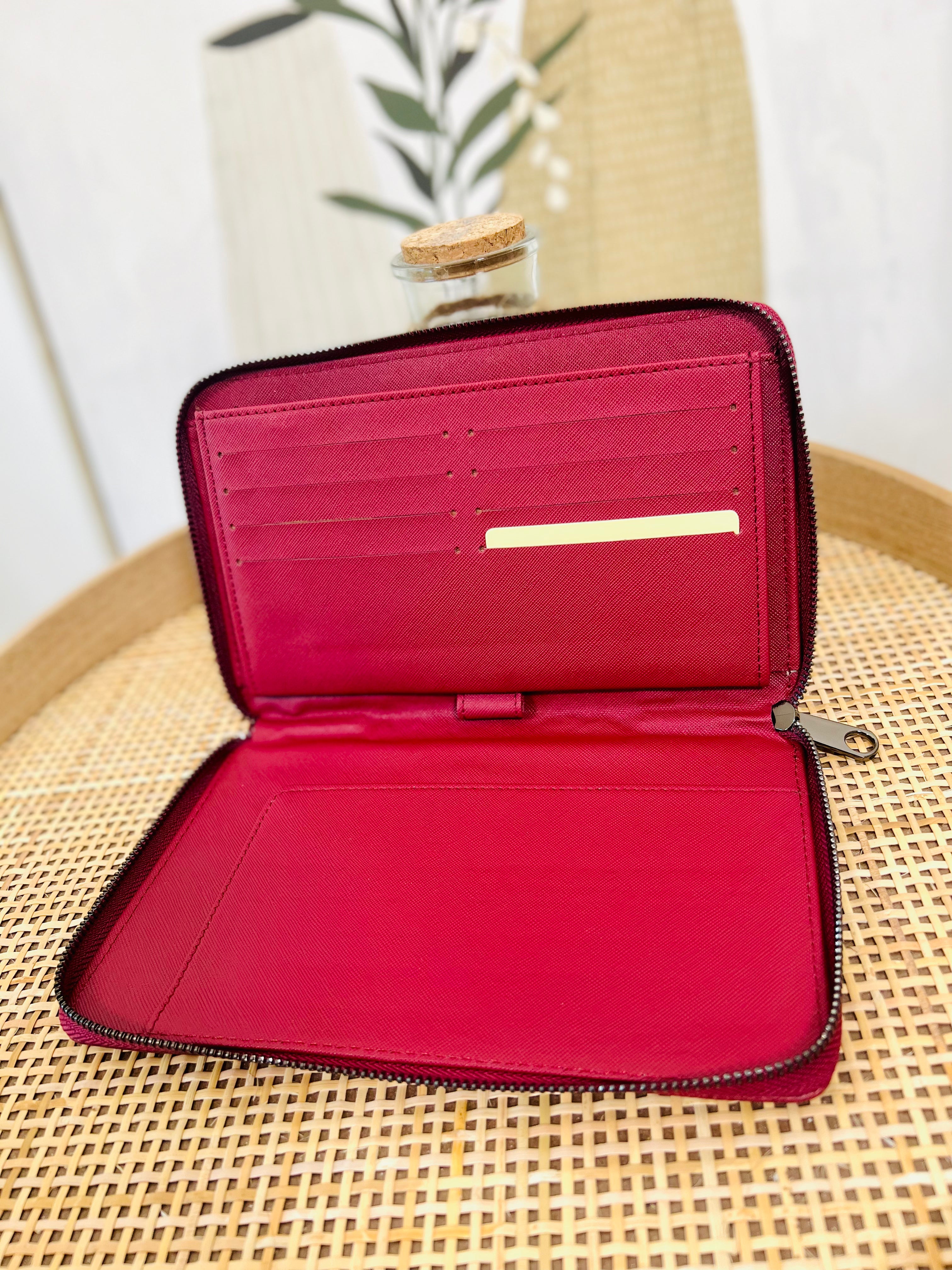 Pochette rouge shop bordeaux